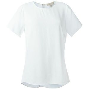 MICHAEL Michael Kors White Peplum Back Top